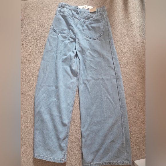 NWT Z Supply Mia Loose Wide Leg Denim Pant - Picture 4 of 5